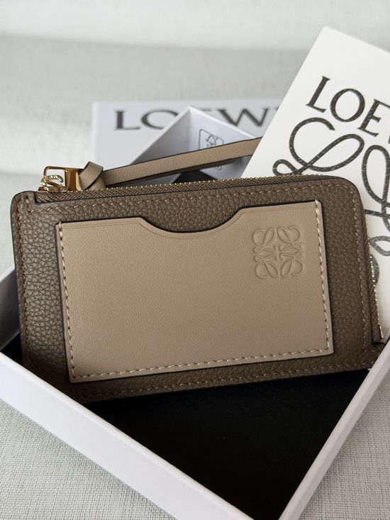 Loewe Taupe Card Holder A1