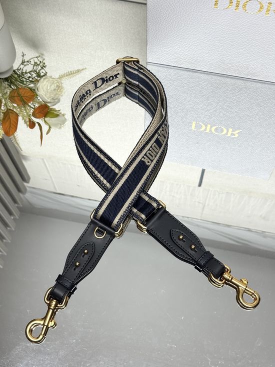 Christian Dior Embroidered Adjustable Shoulder Strap 9925