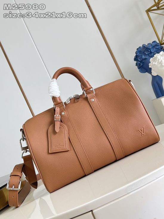 Louis Vuitton Keepall Bandoulière 35 Travel Bag M25980