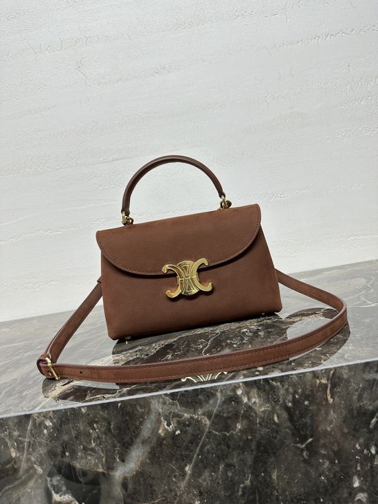Celine TEEN NINO Leather Adjustable Handbag 118113