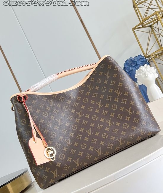 Louis Vuitton LV Damier Azur Canvas Handbag M25877