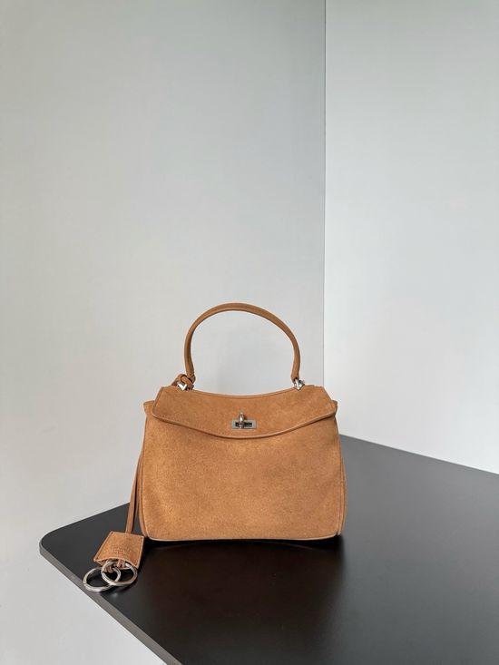 Balenciaga Rodeo Mini Suede Brown Bag 795456