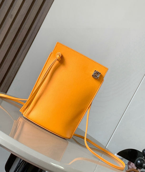 Loewe Dice Pocket Leather Crossbody Bag 9027