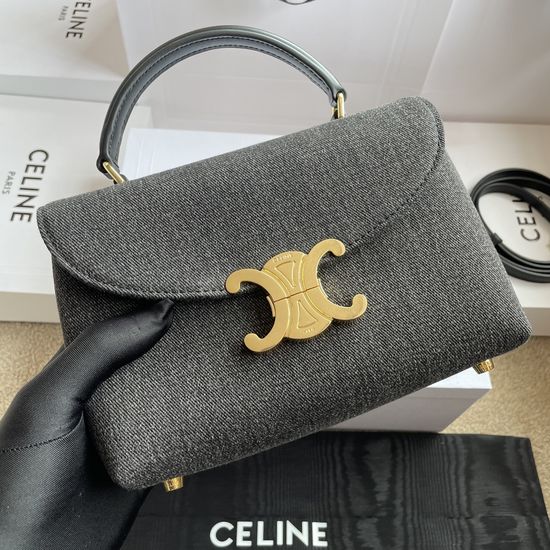 Celine TEEN NINO Denim Handbag 118112