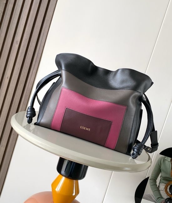 Loewe Flamenco Soft Napa Leather Clutch Crossbody Bag 3914