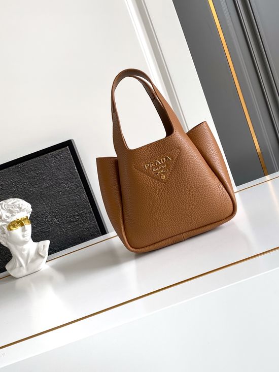 Prada Panier Mini Leather Tote Bag 1BA349