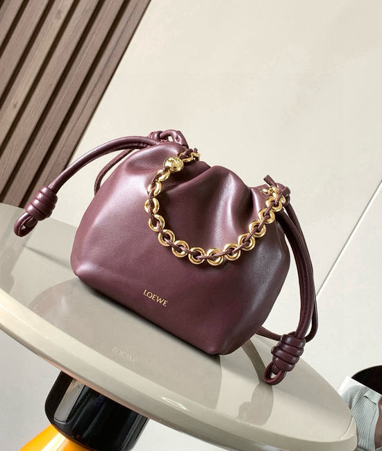Loewe Mini Flamenco Purse Nappa Lambskin Clutch 9058