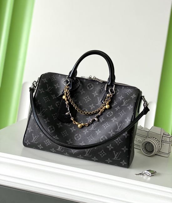 Louis Vuitton LV Speedy Soft Monogram Eclipse Handbag M15102