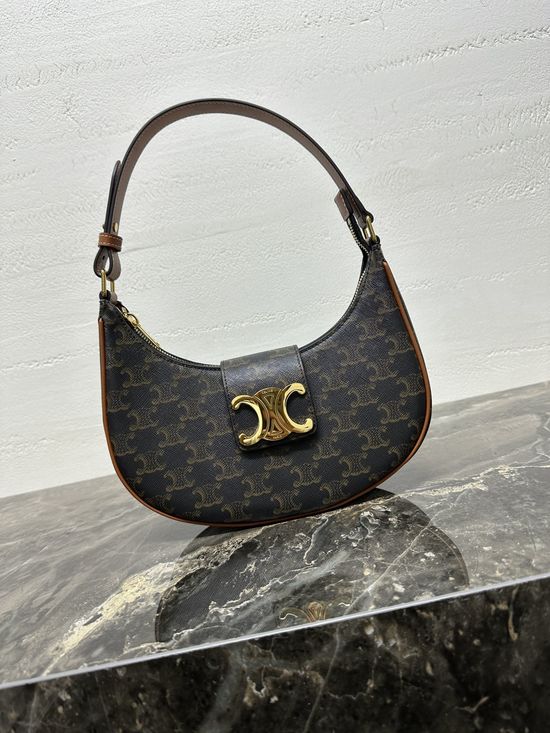 Celine AVA TRIOMPHE Printed Cowhide Handbag 114493