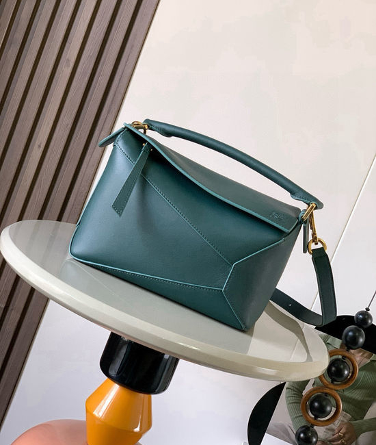 Loewe Puzzle Evergreen Small Leather Bag 9311