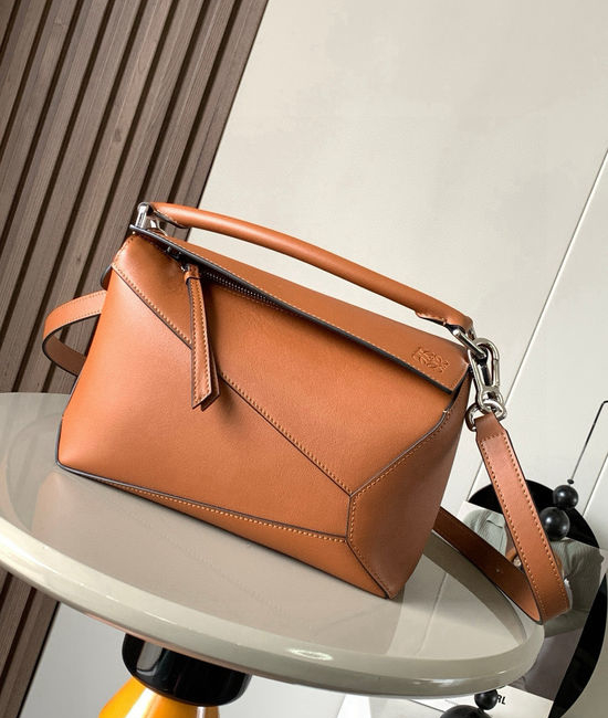 Loewe Puzzle Geometric Small Handbag 9311 Brown