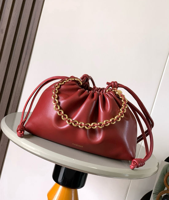 Loewe Flamenco Purse Deerskin Versatile Clutch 9057