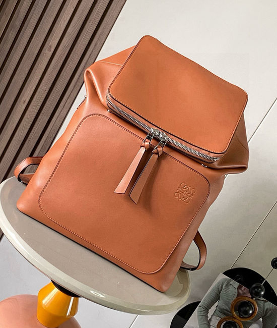 Loewe Goya Backpack Premium Textured Leather Bag 9065