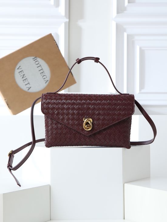 Bottega Veneta Knot Lock Intrecciato Woven Bag 817191