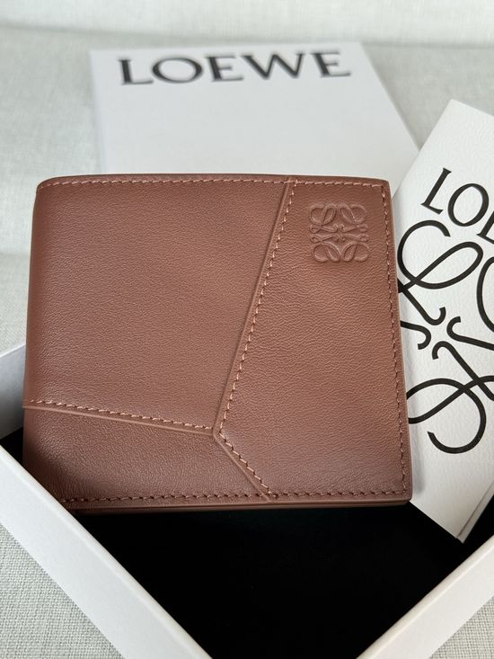 Loewe Puzzle Classic Calfskin Bifold Wallet X4b
