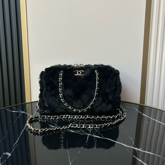 Chanel Mini Handle Bowling Quilted Flap Bag AP4574