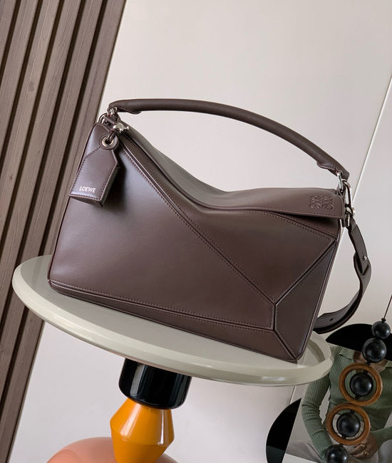 Loewe Featherlight Puzzle Nappa Leather Handbag 9099
