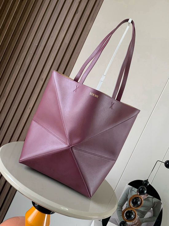 Loewe Puzzle Fold Leather Tote Bag 9029