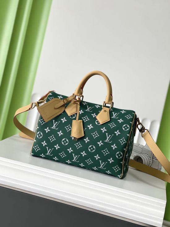 Louis Vuitton Speedy Bag Green M14077