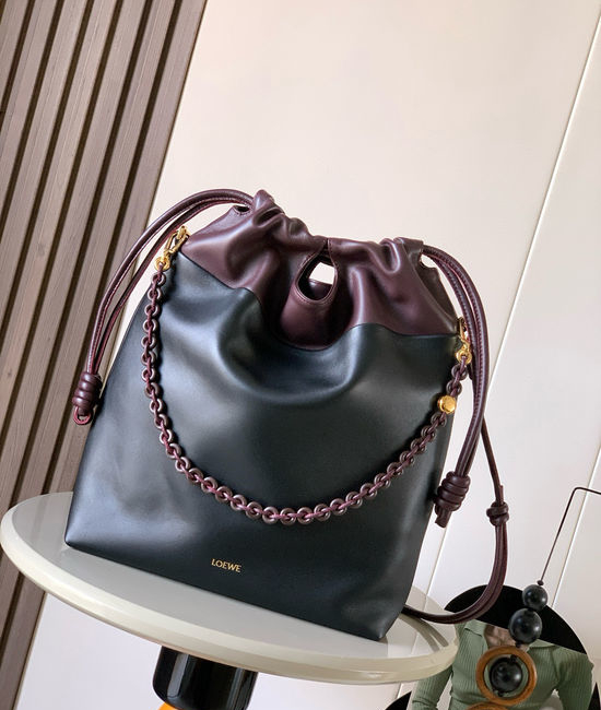 Loewe Flamenco Purse Napa Leather Tote Bag 9101
