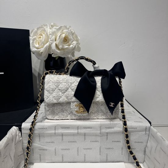 Chanel Tweed CF Handbag 770