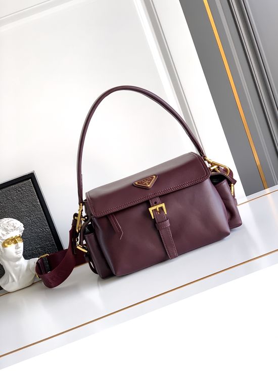 Prada Messenger Bag with Enamel Logo 1BD394