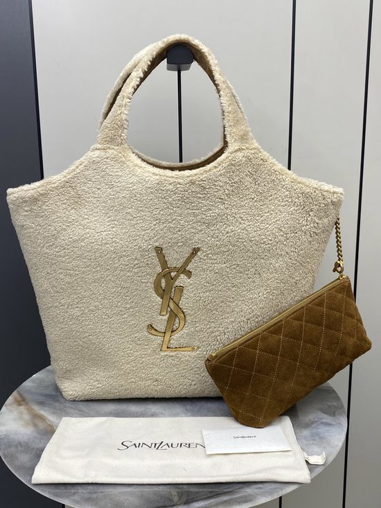 Yves Saint Laurent ICARE Lambskin Tote Bag 698651