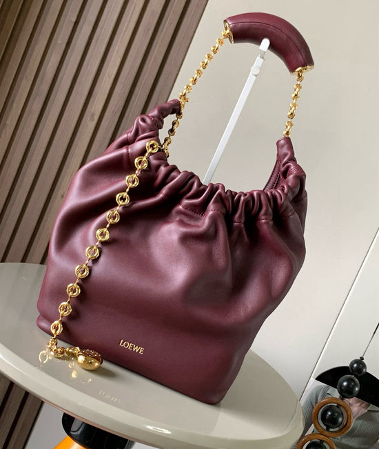 Loewe Squeeze Nappa Leather Small Handbag 9042