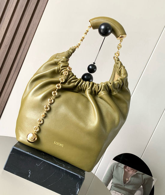Loewe Squeeze Nappa Leather Handbag 9042