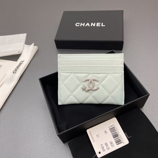 Chanel Caviar Leather Card Holder AP4814