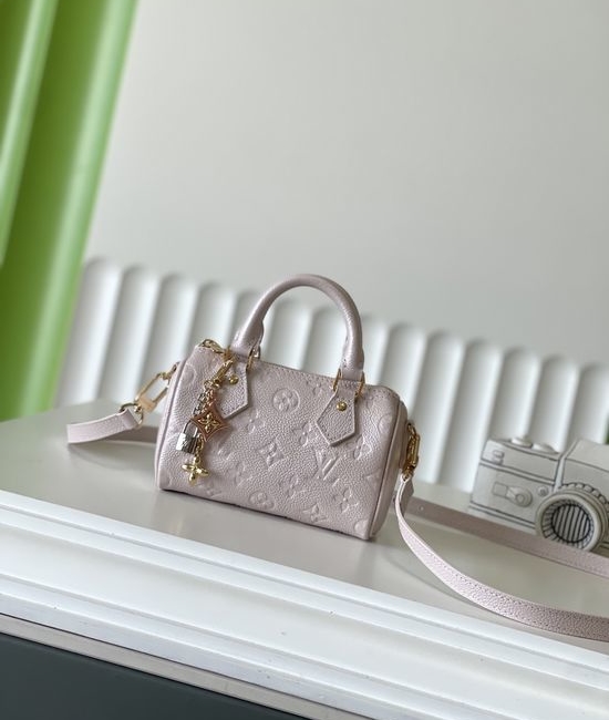 Louis Vuitton LV Nano Speedy Leather Mini Bag M27107