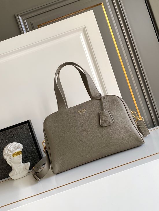 Prada Grain Leather Top Handle Bag 1BB148