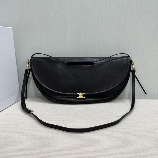 Celine CE Halfmoon Shoulder Bag 124142