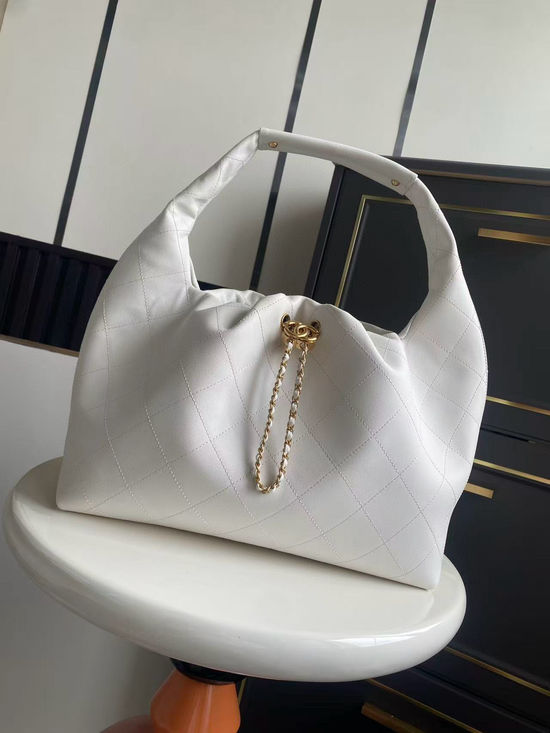 Chanel Hobo Bag Calfskin Leather Chain Shoulder Bag AS5967