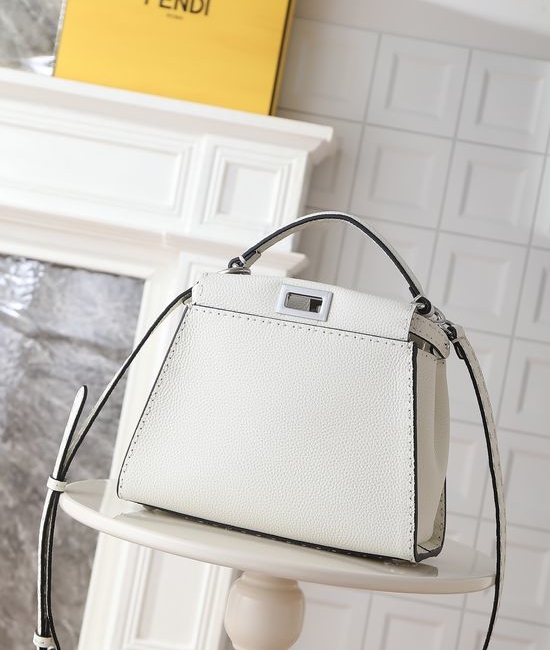 Fendi PEEKABOO Handcrafted Leather Bag 8BN266