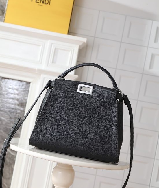 Fendi PEEKABOO Handcrafted Leather Bag 8BN266