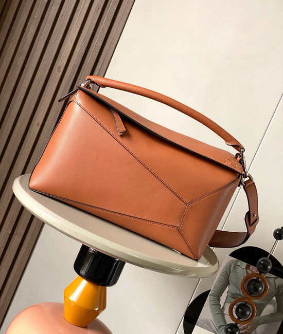 Loewe Puzzle Handbag Large Classic Brown 9054