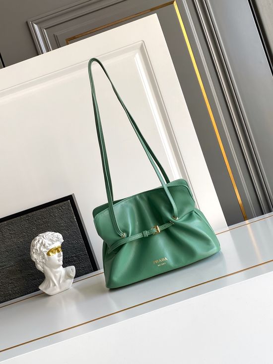 Prada Cloud Shoulder Bag Soft Leather 1BG586
