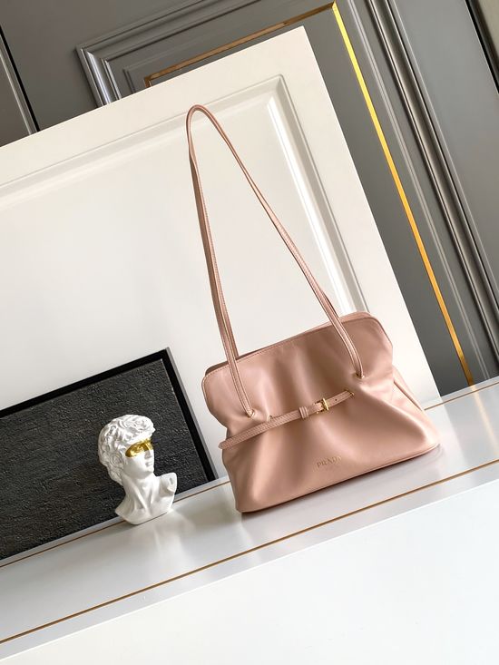 Prada Cloud Shoulder Bag Soft Leather 1BG586