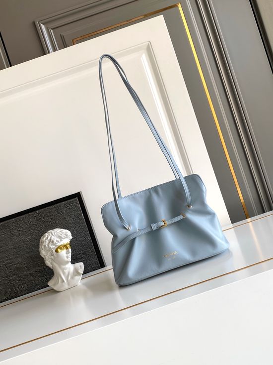Prada Cloud Shoulder Bag Soft Leather 1BG586