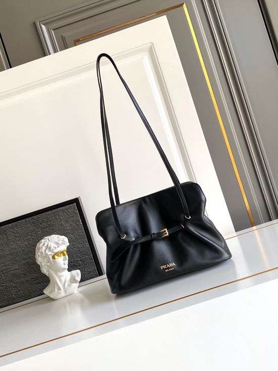 Prada Cloud Shoulder Bag Soft Leather 1BG586