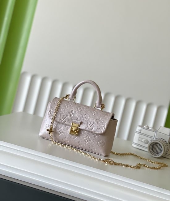 Louis Vuitton LV NANO MADELEINE Leather Chain Bag M27043