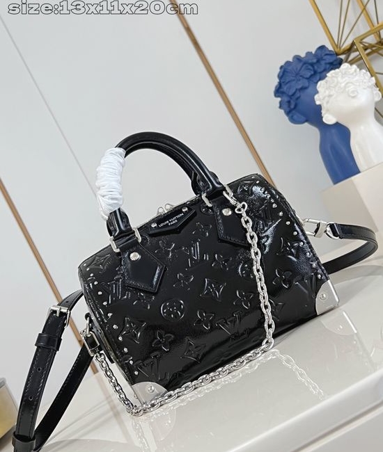 Louis Vuitton LV Speedy Trunk 20 Handbag Monogram Saga M27921