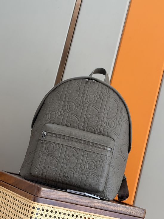 Christian Dior Rider Leather Embossed Backpack 93328