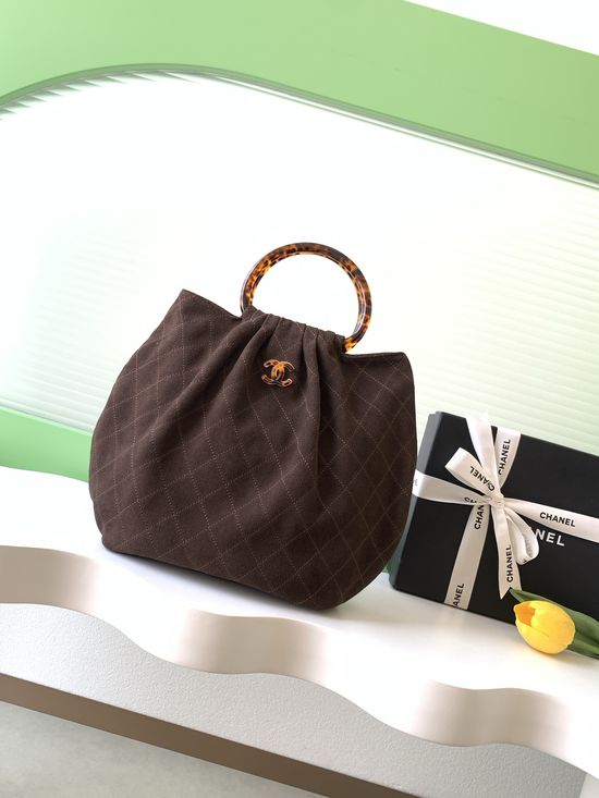Chanel 26C Suede Handle Bag AS6010