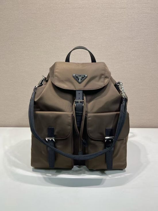 Prada Re-Nylon Ochre Backpack 2VZ110A