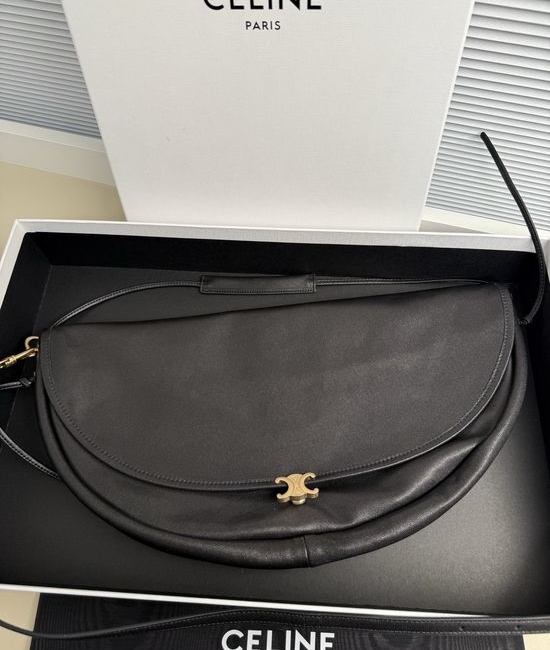 Celine Soft Triomphe Halfmoon Bag 124142