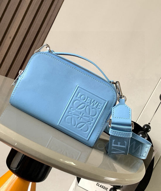 Loewe Mini Camera Satin Leather Crossbody Bag 9111