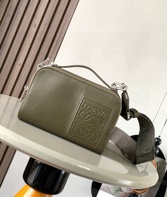 Loewe Satin Calfskin Mini Camera Crossbody Bag 9111