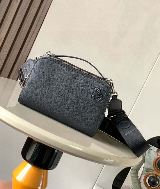Loewe Mini Satin Leather Camera Crossbody Bag 9111